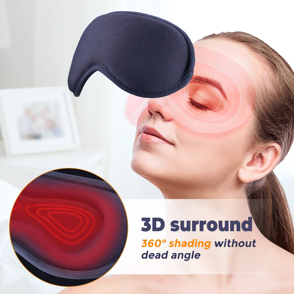 Electric Heated Eye Mask 3 Temperature 6 Vibration Modes