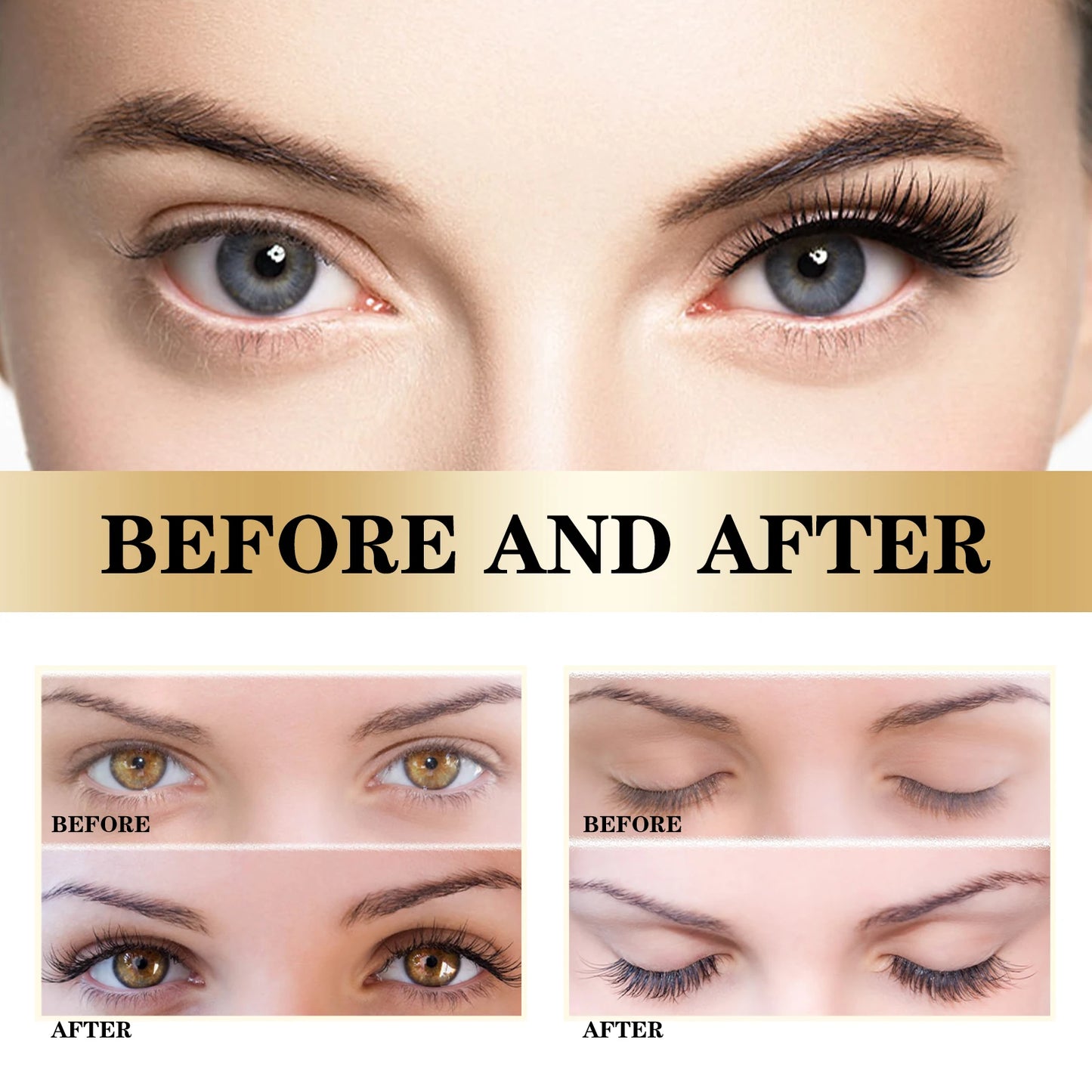 4D Silk Fiber Lash Mascara Curling Volume Express Waterproof Eyelash Extension Cosmetic