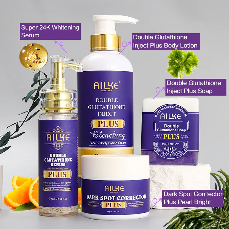 Ailke Anti Black Spots Intensive Serum Brightening Serum for Even and Radiant Complexion Face Care Against Dark Spots 120 ml