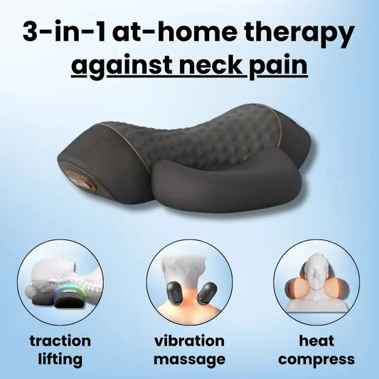 Soothe 3 In 1 Neck Massager Cervical Pillow Hot Compress
