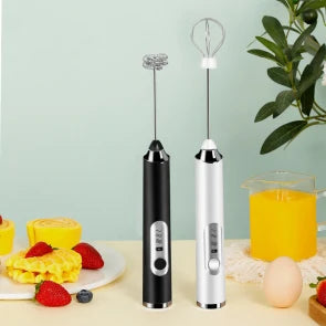 Egg Beater Handheld Kitchen Mini Electric Whisk USB Charging Wireless Coffee Milk Mixer