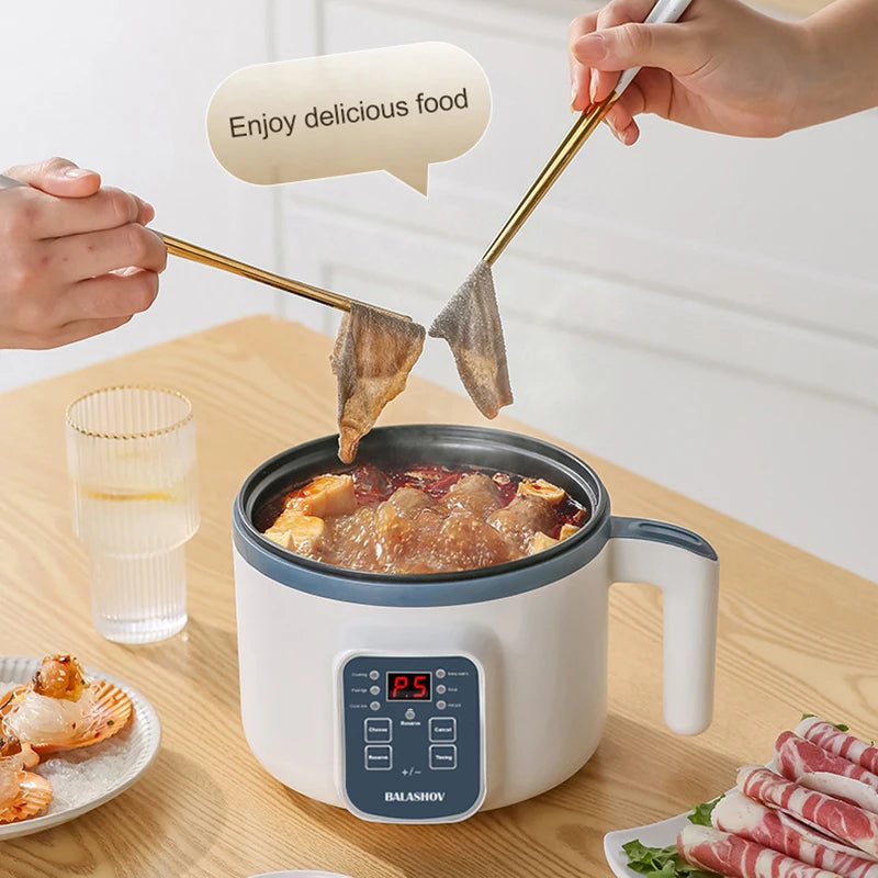 Electric Rice Cooker 110V 220V Multi Cooker Single Double Layer Mini Non Stick Smart Mechanical Hotpot for Kitchen and Home