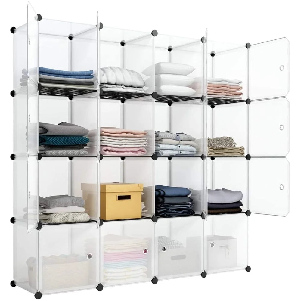 16 Cube Storage Shelf Organizer Home Office Bookcase