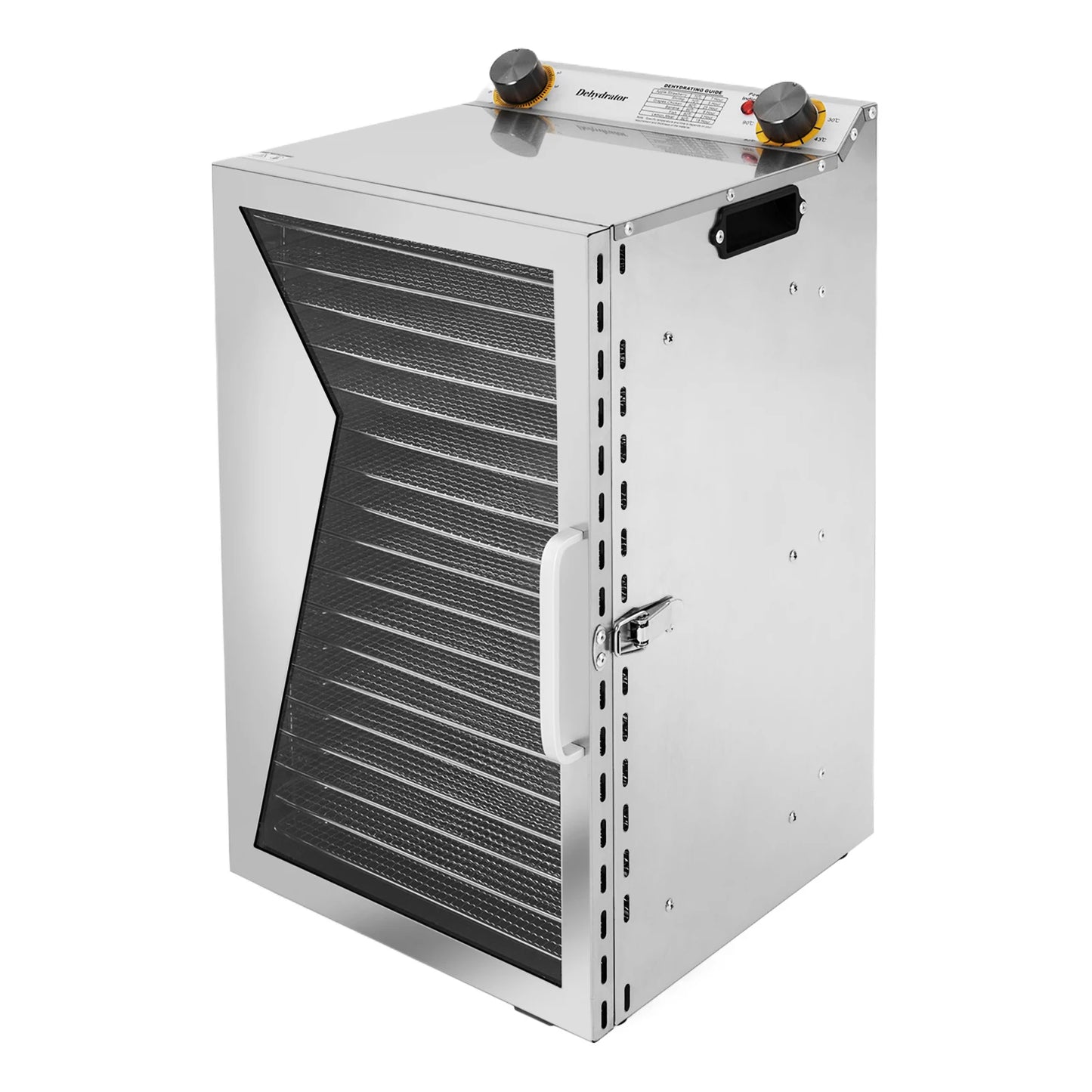Food Dehydrator 18 Stainless Steel Trays Jerky Dryer Machine with Digital Adjustable Timer and Temperature Control