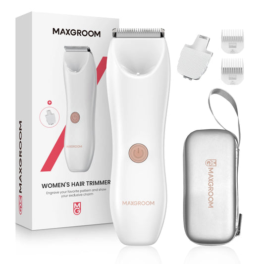 MAXGROOM Waterproof Bikini Trimmer For Women Rechargeable
