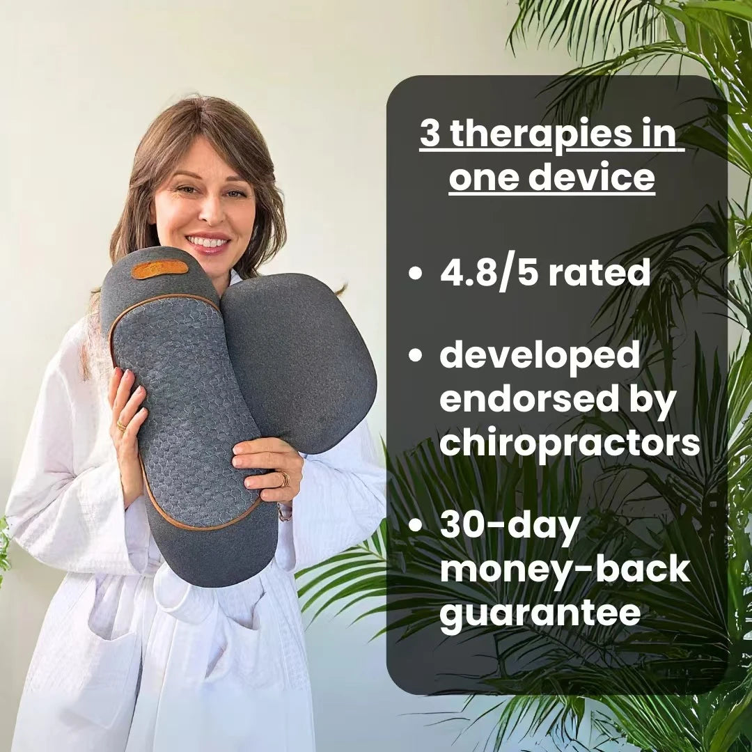 Soothe 3 In 1 Neck Massager Cervical Pillow Hot Compress