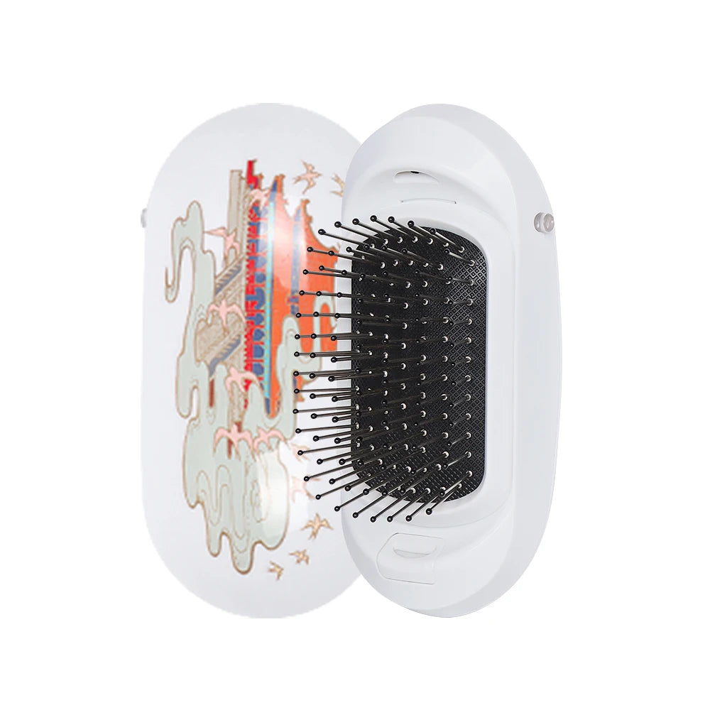 New Version Ionic Hairbrush Portable Negative Ions Unique Massage Anti Static Hair Brush