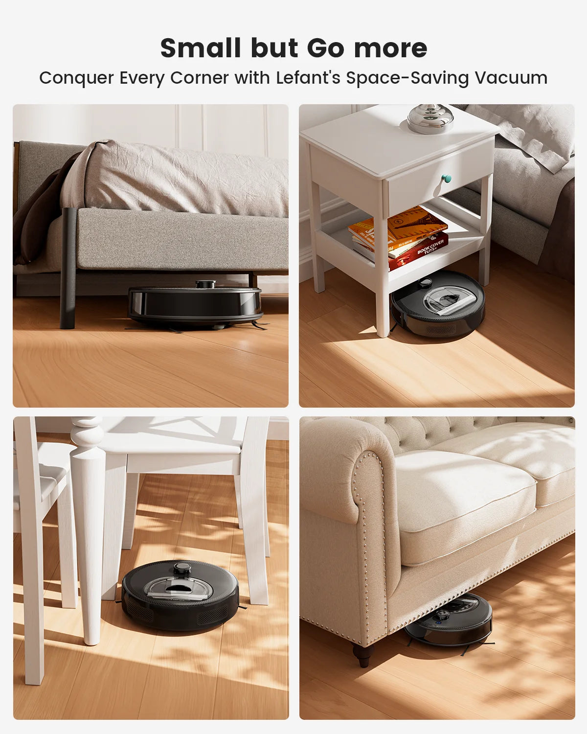 Lefant M330 Pro Robot Vacuum Mop 5000Pa LiDAR WiFi Pet