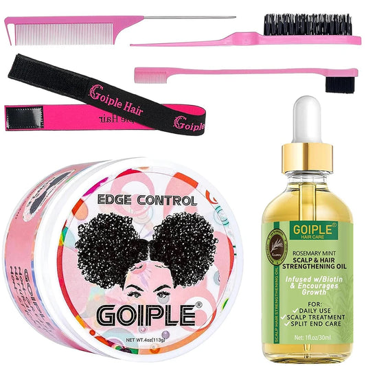 Goiple 75g Hair Wax Stick Comb Set Perfect Hold Tame Flyaways Styling Cream with Vitamin E