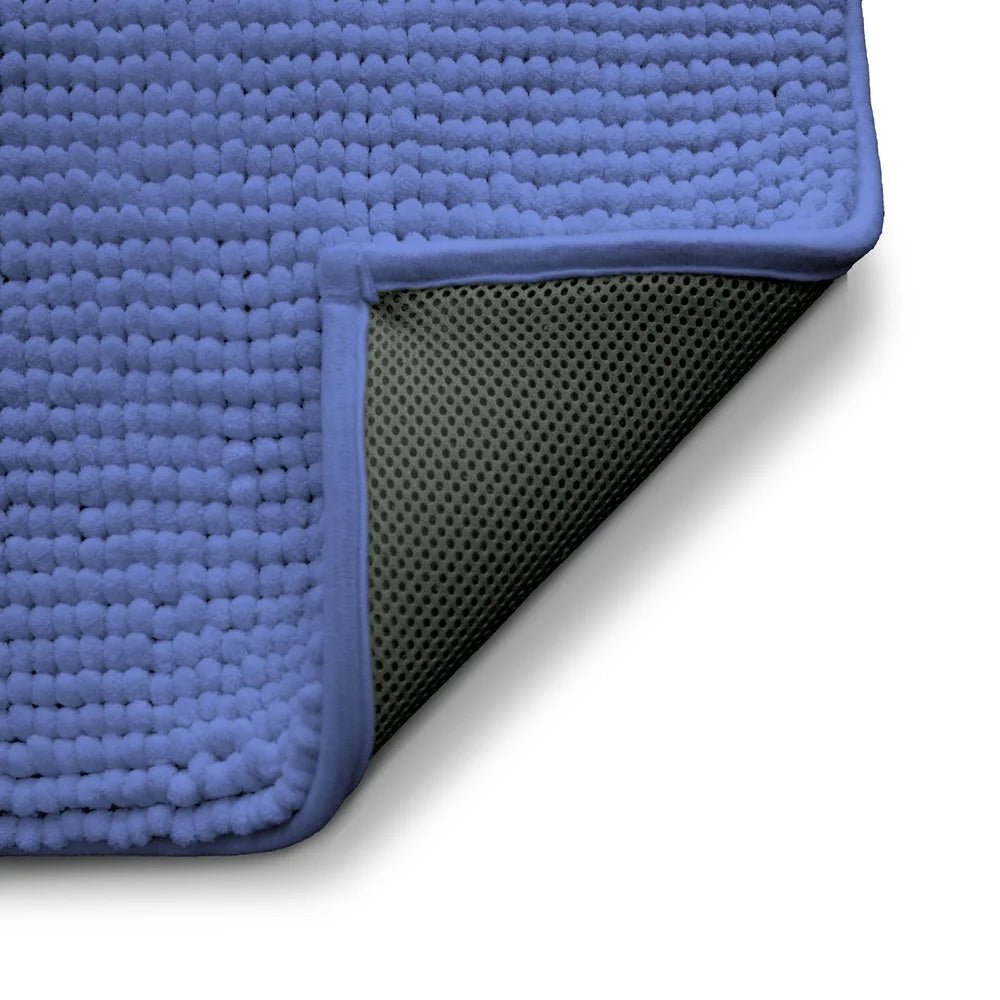 Kids Memory Foam Non Slip Bath Rug Rectangular Noodle Mat