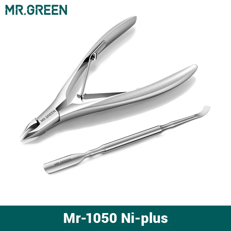 Mr Green Stainless Steel Cuticle Nippers Clippers Nail Manicure Scissors Trimmer Dead Skin Remover