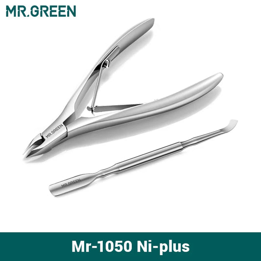 Mr Green Stainless Steel Cuticle Nippers Clippers Nail Manicure Scissors Trimmer Dead Skin Remover