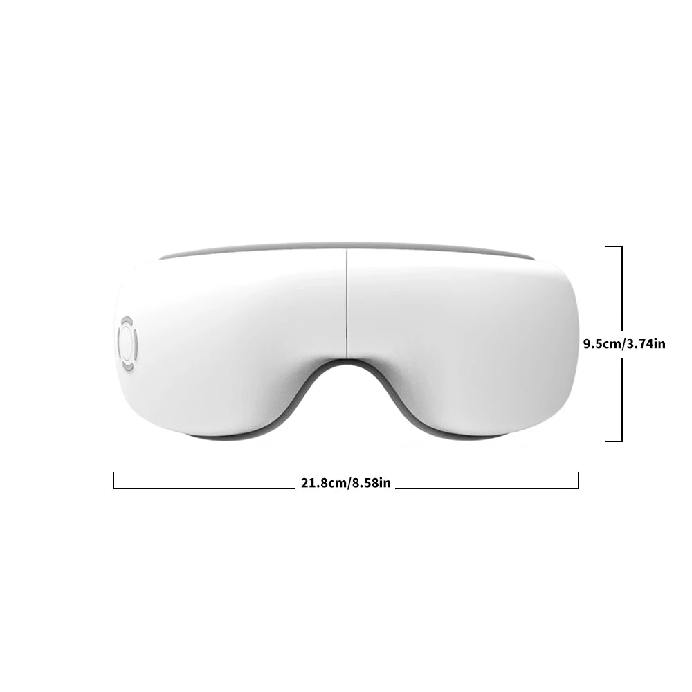 Eye Care Device for Eye Strain Relief and Dry Eye Improvement with Heat Eye Massager for Migraines Bluetooth Airbag Relaxation