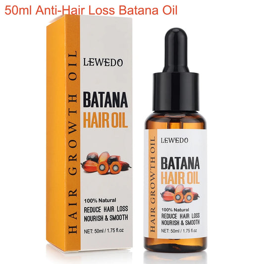 Anti Hair Loss Batana Oil Natural Hair Conditioner Hair Growth Treatment Strengthen Roots Anti Breakage Combo 50ml
