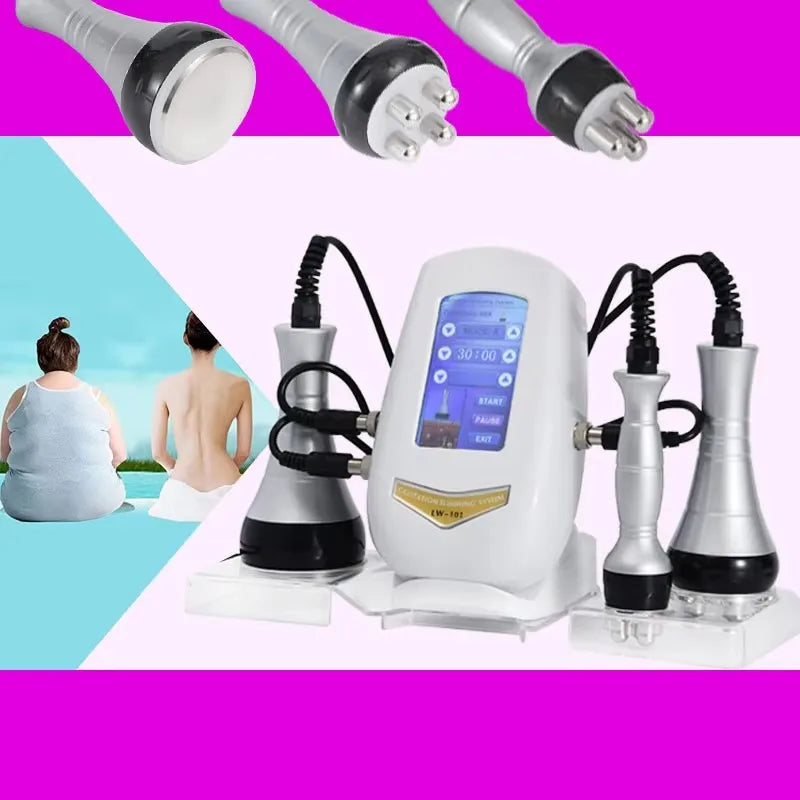 3 In 1 Cavitation Machine Body Slimming Massager Multi Functional Device Face Body Tightening Lifting Home Use Skincare Tool