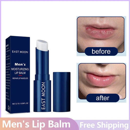 EELHOE Men's Lip Balm Moisturizing Deep Care Prevent Dry Cracking Lasting Hydration for Winter