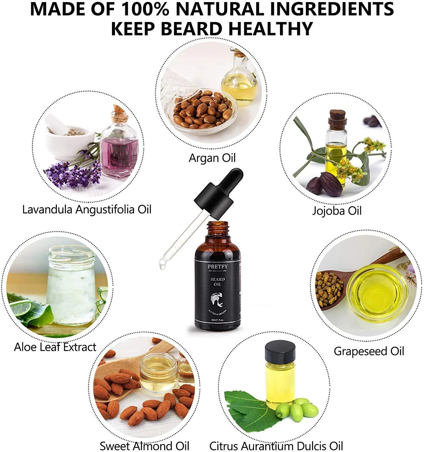 10 In 1 Beard Growth Kit with Beard Oil Beard Balm Beard Conditioner Beard Shampoo Beard Roller and Beard Comb Gifts for Men