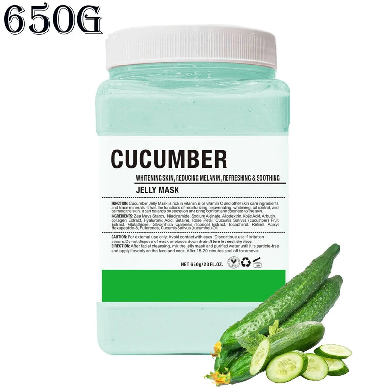 Spa Hydro Jelly Mask Powder with Hyaluronic Acid Rubber Petal Rose Peel Off Modeling Moisturizing Facial Mask for Dry Skin Care 650g