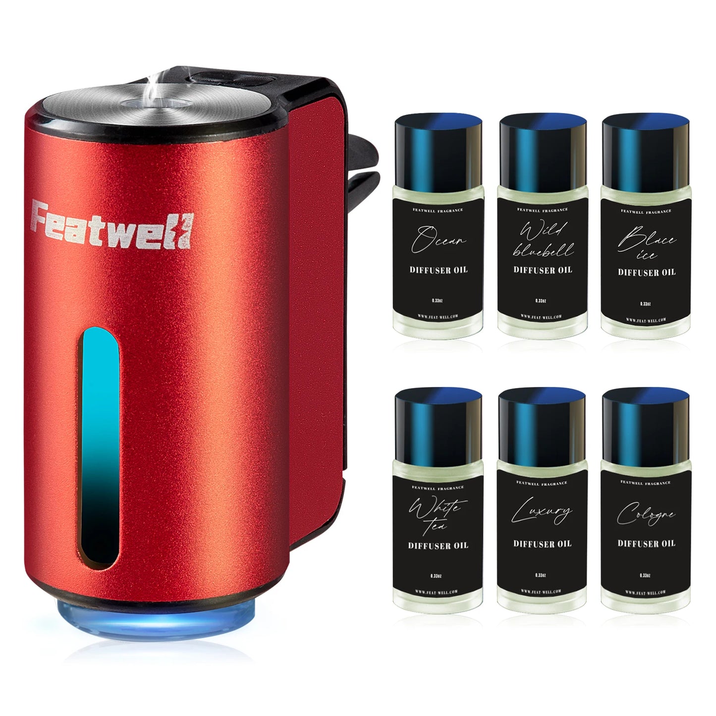 Smart Car Aromatherapy Diffuser Six Adjustable Humidifier