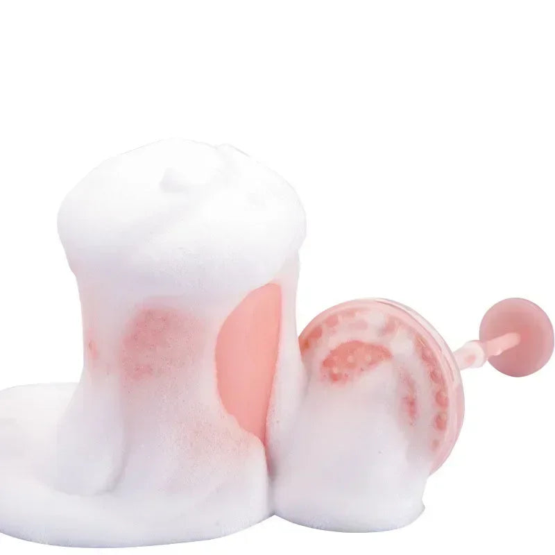 Foaming Clean Tool Simple Face Cleanser Shower Bath Shampoo Foam Maker Bubble Foamer Device Cleansing Cream Reusable