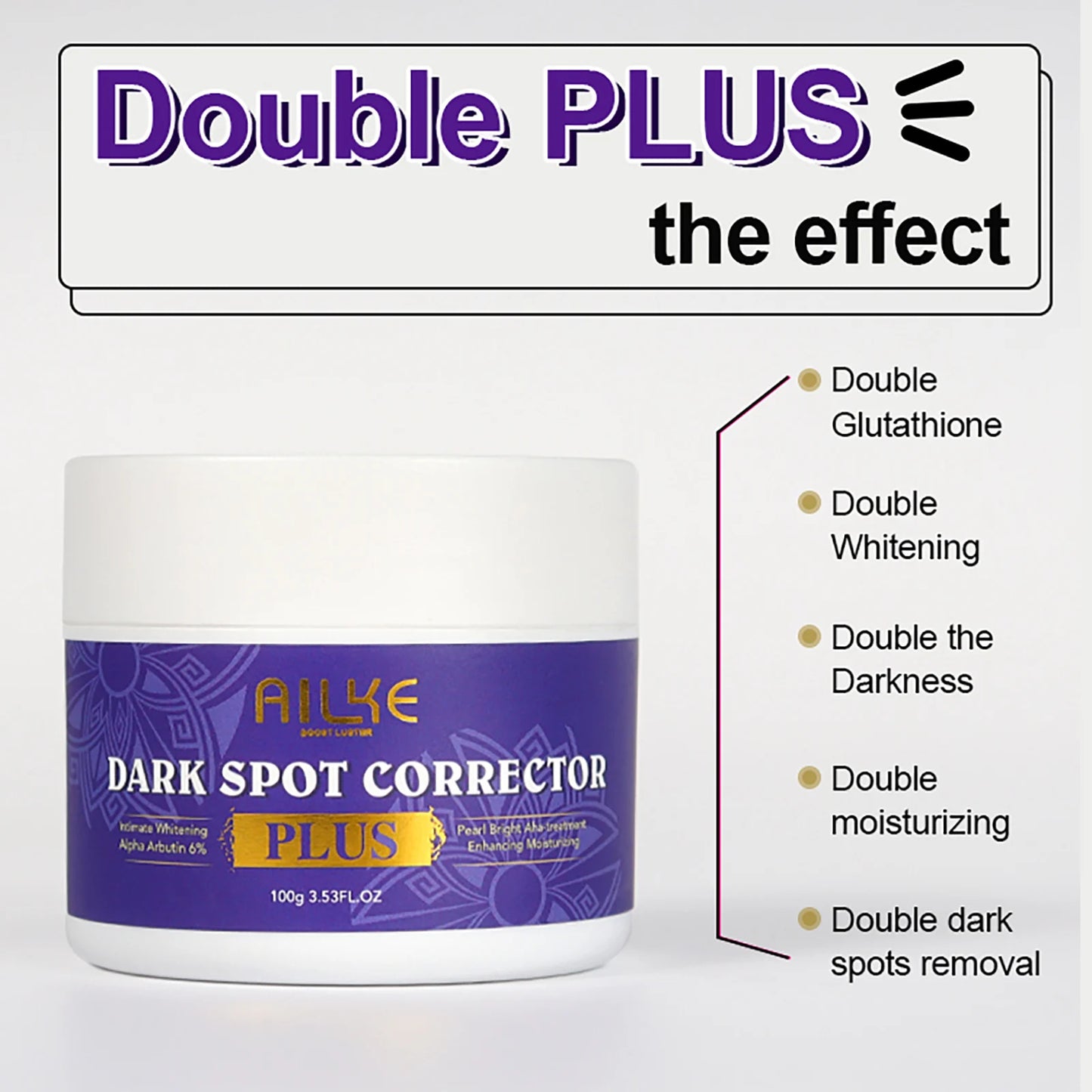 AILKE Dark Spot Remover for Face and Body Dark Spot Corrector for Age Spots Sun Spots Freckles Melasma and Brown Spots 100g