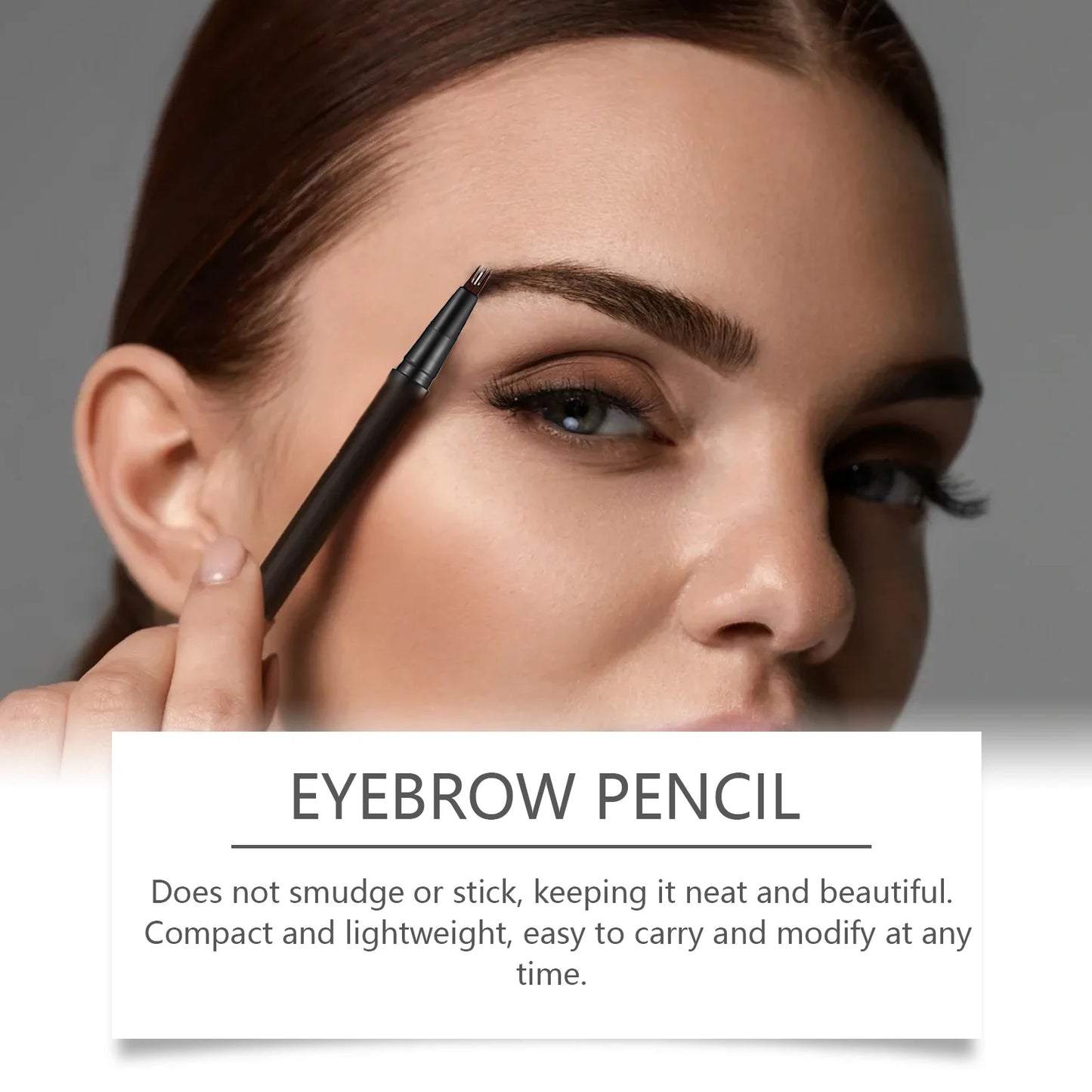 2 Color Four Claw Eyebrow Pencil Natural Shaping Easy To Use Non Smudging Long Lasting Eyebrow Enhancer Combo