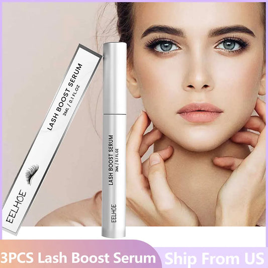 3pcs Set Curling Mascara Eyebrow Growth Thick Slender Eyelash Extension Waterproof Silk Fiber Mascara