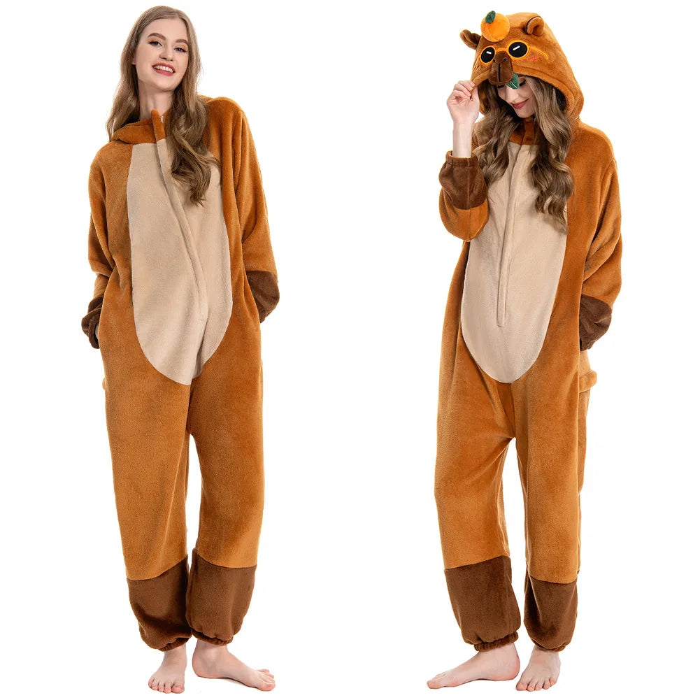 Halloween Animal Kigurumi Adult Plus Size Onesie Costume
