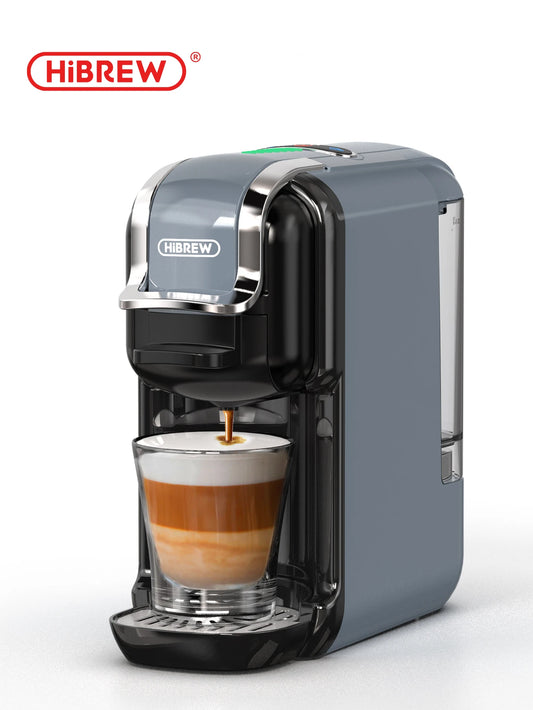HiBREW Multiple Capsule Coffee Machine Hot Cold Dolce Gusto Milk Nespresso Capsule ESE Pod Ground Coffee Cafeteria 20Bar 5 in 1