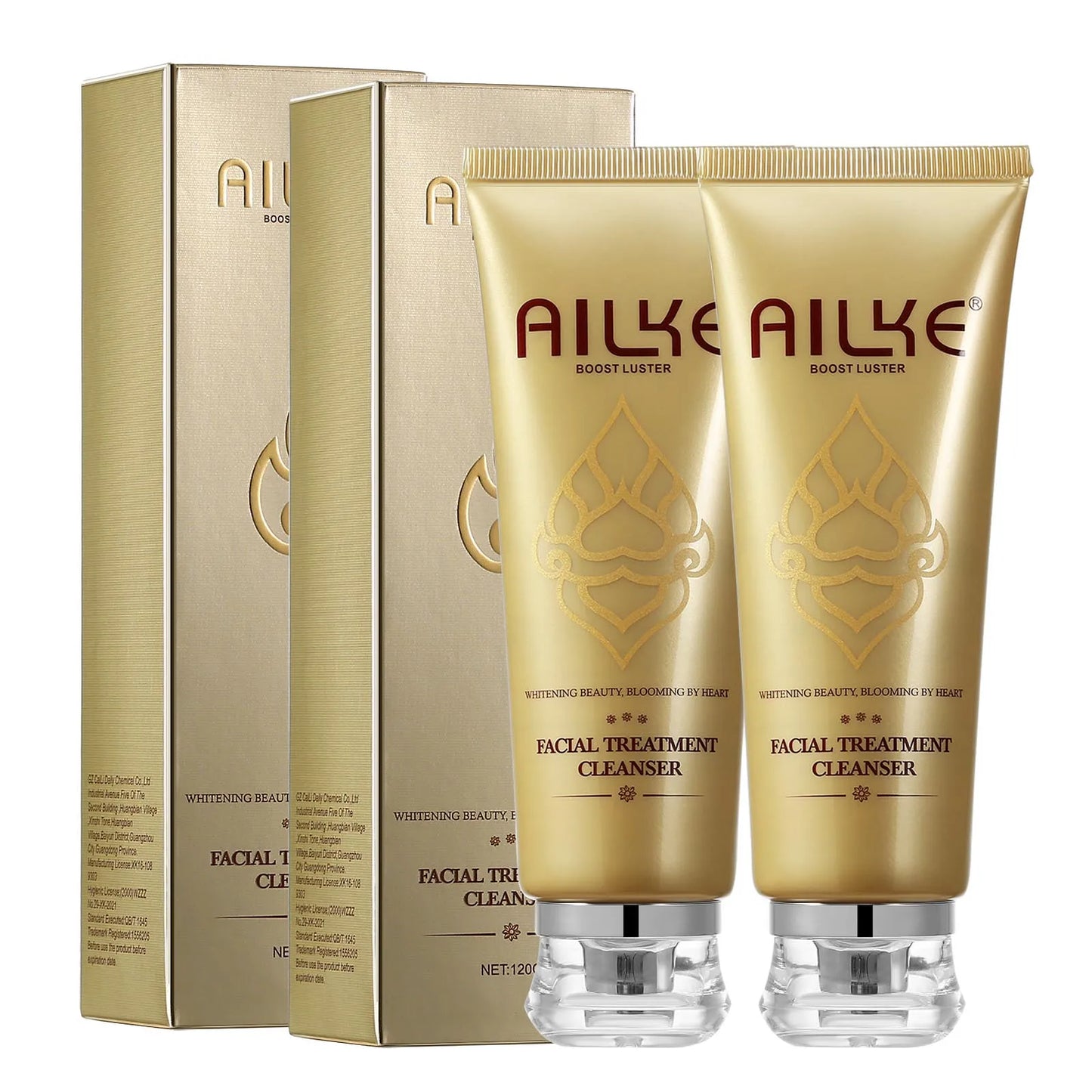 Ailke Whitening Day and Night Face Cream Deeply Cleans Skin Evens Skin Tone Removes Dark Spots Sun Spots and Wrinkles