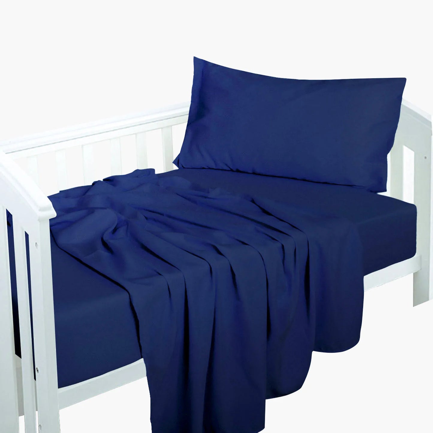 Ntbay 3-Piece Microfiber Toddler Sheet Set, Toddler Bedding Set, Include Sheet Flat Sheet and Pillowcase