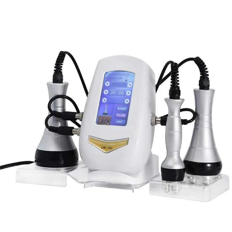3 In 1 Cavitation Machine Body Slimming Massager Multi Functional Device Face Body Tightening Lifting Home Use Skincare Tool