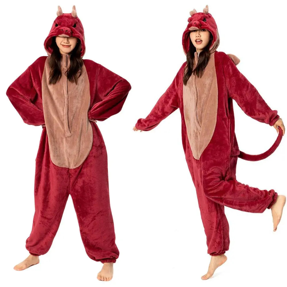 Halloween Animal Kigurumi Adult Plus Size Onesie Costume