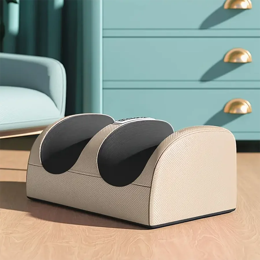 Foot Massage Machine Electric Heating Foot Kneading Leg Massager Home Relaxation Gift for Christmas and Valentine's Day