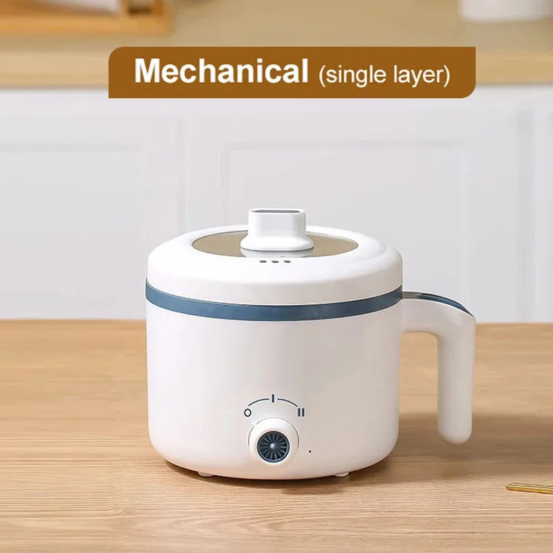 Electric Rice Cooker 110V 220V Multi Cooker Single Double Layer Mini Non Stick Smart Mechanical Hotpot for Kitchen and Home