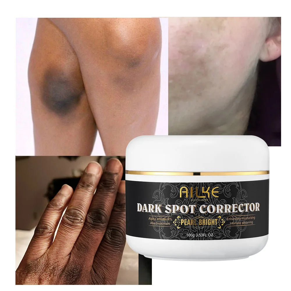AILKE Dark Spot Corrector Cream for Face Body and Armpit with Organic Arbutin Intimate Whitening and Even Skin Tone Skincare
